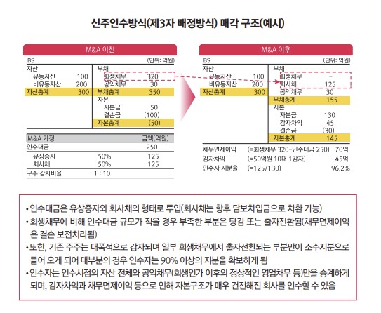 제 3자 배정 신주인수 방식